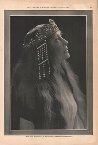 Olga Nethersole come sorella di Maeterlinck Beatrice - Stampa teatrale primi '900 - Foto 1 di 1