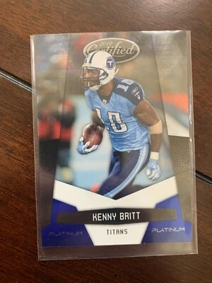 2010 Certified Mirror Blue #145 Kenny Britt  (#'d /100) - Image 1 of 2