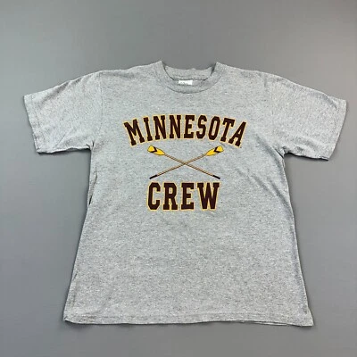 Camisa De Colección Minnesota Golden Gophers Para Hombres Gris Mediana Logo Deletreada Hecha en EE. UU. Foto 1 de 4