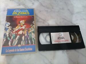 CABALLEROS ZODIACO LEYENDA DE LOS SANTOS ESCARLATAS Saint Seiya 1994 MANGA VHS