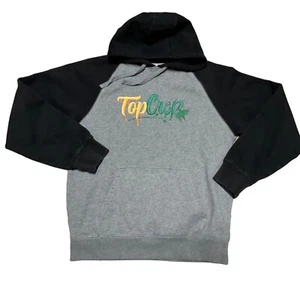 SUDADERA CON CAPUCHA TOP CROP 420 TALLA M GRIS MARIHUANA POTHEAD STONER ETIQUETA SPORT-TEK PARA HOMBRE - Imagen 1 de 6