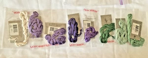 Needlepoint Embroidery Thread Lot of 8 Caron Collection Soie Cristale Italy Silk - Picture 1 of 6