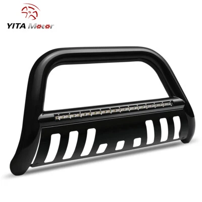 Bull Bar Push Bumper Grille Guard for 2009-2018 Dodge Ram 1500  w/ Led Light - Imagem 1 de 4