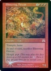 MTG Blistering Firecat - Onslaught - Foil Promo - Picture 1 of 1