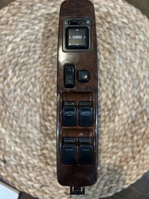 Interruptor de ventana eléctrica principal del lado izquierdo del conductor 99-02 TOYOTA 4RUNNER OEM 1999-2002 Foto 1 de 4