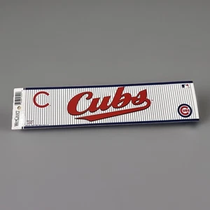 Vintage New Old Stock Chicago CUBS MLB Bumper Sticker MLB Wincraft - Picture 1 of 6