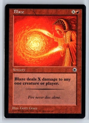 (2x) BLAZE – MTG Magic the Gathering Card – Portal – Uncommon - Image 1 of 4