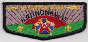 ORDEN DE LA SOLAPA DE FLECHA - KATINONKWAT - LODGE #93 - S6 - LODGE 50 ANIVERSARIO - Imagen 1 de 1