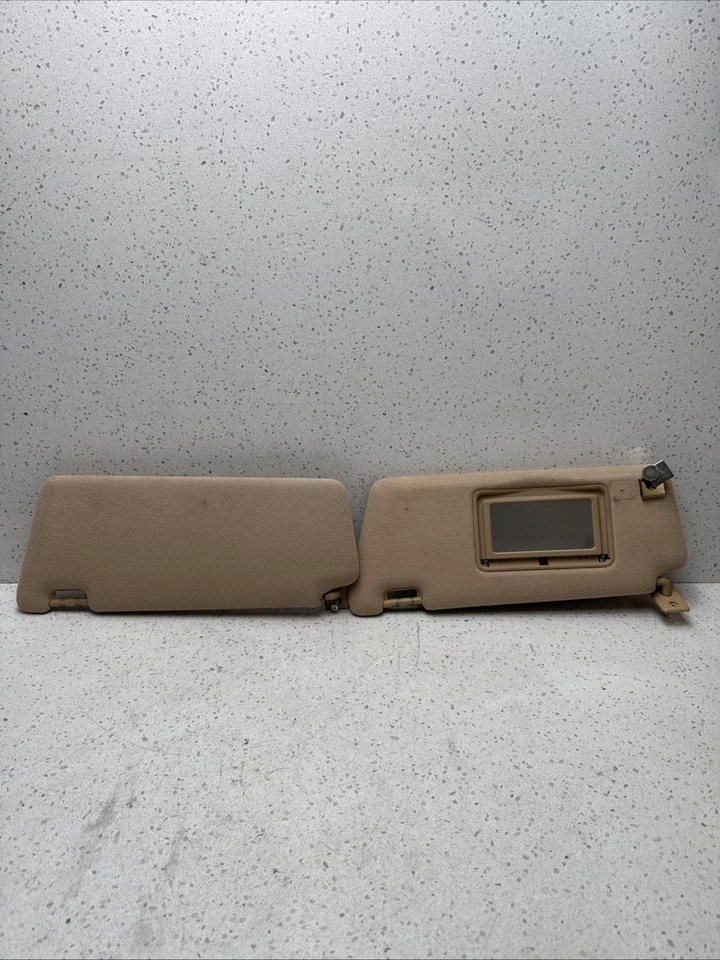 Par de parasol beige para pasajero y conductor Mercedes-Benz E 320 00-06 OEM Foto 1 de 4