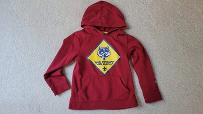 Cub Scouts BSA Fleece Hoodie Kids/Youth Size SMALL / Scouting America - Image 1 of 4