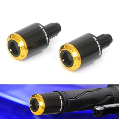 Extremos de barra de aluminio dorado ATOM para Honda NC700 X 17 16 15 14 13 12 Foto 1 de 4