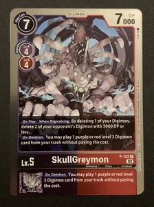 SkullGreymon P-102 P - Box Topper - Animal Colosseum - Digimon TCG - Picture 1 of 3