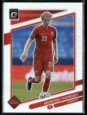 Morten Thorsby 2021-22 Donruss Optic Silver Prizm #105 - Image 1 of 2