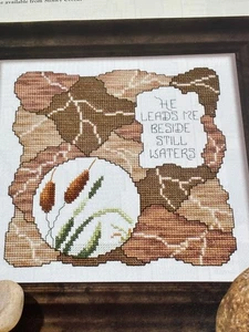 Still Waters Counted Cross Stitch Pattern Magazine Pages Stitch Count 90x90 - Picture 1 of 4