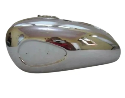 ADECUADO PARA TANQUE DE GASOLINA CROMADO DE 2 GALONES BSA A65 THUNDERBOLT LIGHTNING 1968-69 Foto 1 de 4