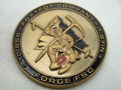 10 BSB 1-87 IN OEF XIV GHAZNI PROVINCE AFGHANISTAN CHALLENGE COIN - Image 1 of 4