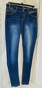 Wallflower Damen Jeans Größe 9 Skinny Mid Rise Medium Wash Blau Denim 1294E - Bild 1 von 11