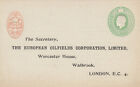 (85544) GB CS44 Postcard 0.5d Green Proxy Card George V 1913 unused