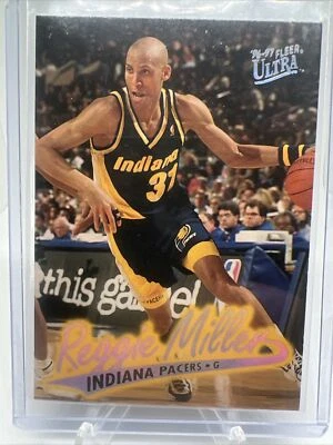 1996-97 Fleer Ultra Reggie Miller Indiana Pacers #46 - Image 1 of 2