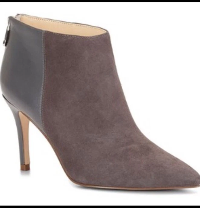 C. Wonder 尖头混合踝靴 9.5 码 MSRP:180 美元皮革全新女式 — 第 1/1 张图片