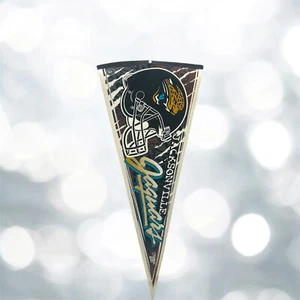 NFL Jacksonville Jaguars Vintage 1990’s  Edition #7 Team Logo Football Pennant - Picture 1 of 12