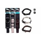DOG COLLAR ADJUSTABLE PUPPY COLLARS PET SAFE DURABLE POLYESTER ALL SIZES COLOURS