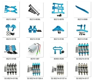 Alloy Upgrade Parts Blue For 1:10 Redcat Blackout XTE PRO XBE SC Racing Rc Car - Picture 1 of 57