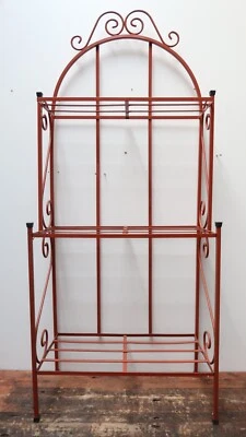 3 Tier Metal Shelf Rack Plant Pot Stand H 59" x W 24" x D 12" - Image 1 of 4