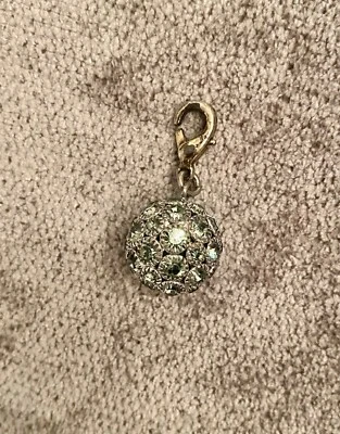 John Wind Charm Pave Disco Ball Grey Stones - Image 1 of 3