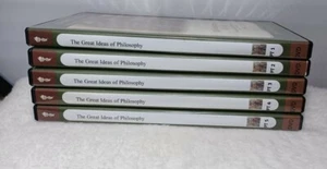 The Great Ideas of Philosophy 2nd Edition Parts 1-5 DVDs w/ Books Great Courses - Picture 1 of 6