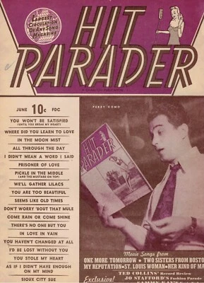 Hit Parader Magazine June 1943 Perry Como Cover - Image 1 of 4