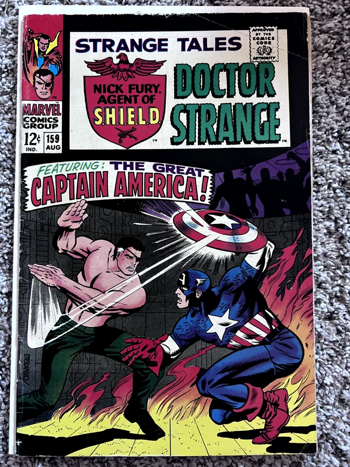 Strange Tales #159 G/VG The Great Captain America - Image 1 of 1