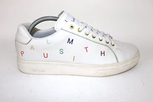 Zapatillas bajas Paul Smith Lapin Letter de cuero para mujer blancas Reino Unido 7 Eur 41 - Imagen 1 de 14