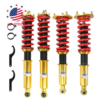 Set (4) Coilovers Kits For Lexus IS350 IS250 2006-2012 Shock Absorbers Struts Foto 1 de 4