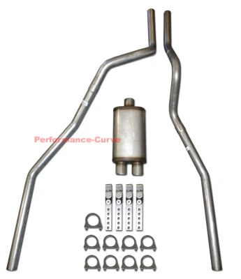 04-08 Ford F150 4.6 5.4 Camión Mandril Doble Escape Doblado con Silenciador Xlerator Foto 1 de 2