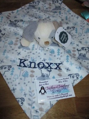 Manta de seguridad anudada para cachorro perro, manta personalizada para cachorro Foto 1 de 4