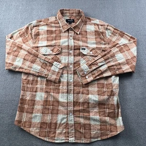 Brixton Shirt Adult Extra Large Plaid Button Up Long Sleeve Flannel Casual Men's - Picture 1 of 14