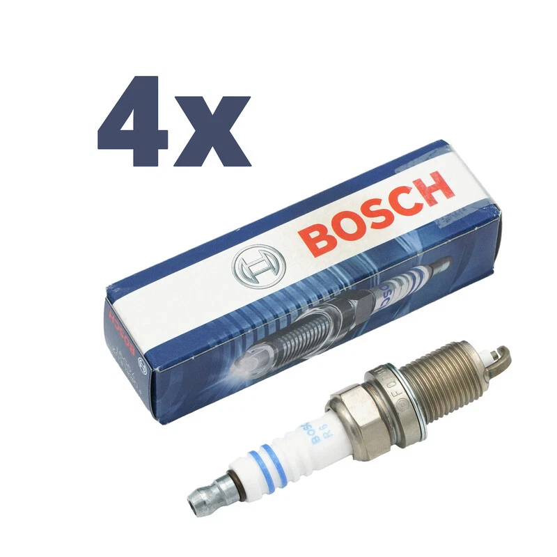4x Zündkerze Bosch für Opel Fiat 1.2 - 1.8 0242229699 0242229715 - Bild 1 von 3