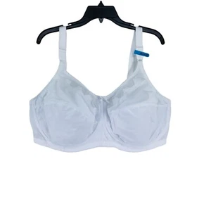 Bali Flower Bra Size 50DDD White Underwire Unlined - Picture 1 of 7