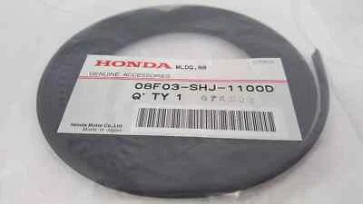 OEM Honda 08F03-SHJ-1100D Front / Rear Lip Spoiler Rubber Molding Strip Black - image 1 of 2