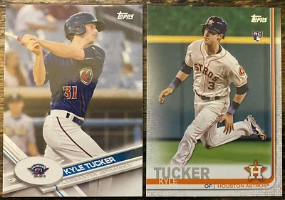 KYLE TUCKER Topps RC LOT! 2017 Pro Debut 148 2019 Series 1 #60 Astros ROOKIE! - Image 1 of 2