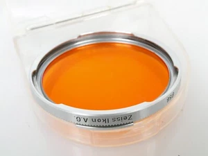 Zeiss Ikon Contarex B 56 Orange Filter 314 5x TOP + Dose Excellent + case - Picture 1 of 4