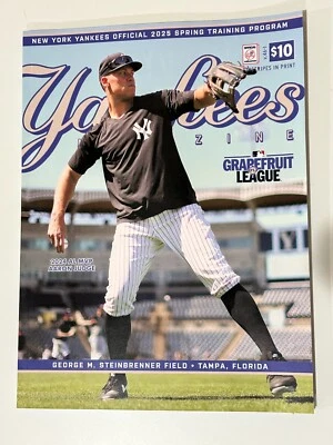 New York Yankees Official 2025 Tampa Spring Training Program Yankees Magazine - Image 1 of 2