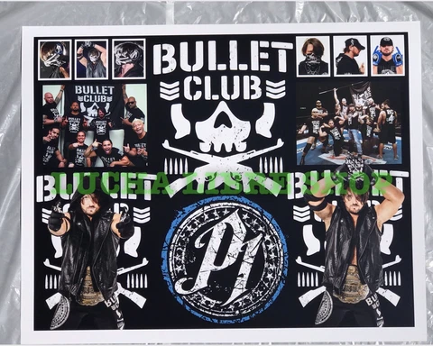 AJ STYLES BULLET CLUB POSTER 16” x 20”WRESTLING, NJPW, WWE NEW Cover