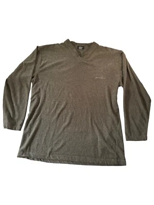 Suéter tejido pulóver verde Karl Kani vintage grande texturizado logotipo de gran tamaño Foto 1 de 4