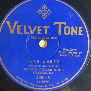 10" 78 RPM-Jerome Conrad/Lester Cortes-Building a Nest for Mary/Tear Drops/1865V - Imagen 1 de 4