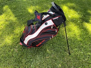 NEW Snap On Tools Stand Bag Lightweight Carry Golf Bag W/Rain Cover + Straps - Picture 1 of 9