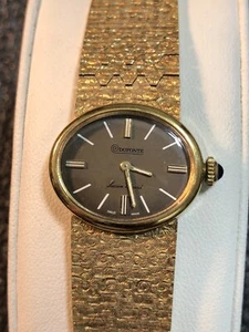 Vintage Lucien Piccard Dufonte Swiss Women’s Mechanical Watch Plaque 10 G Runs - Picture 1 of 24