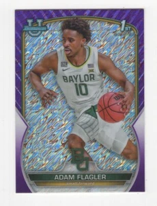 2022-23 BOWMAN UNIVERSITY BASKETBALL SHIMMER REFRACTOR ADAM FLAGLER BAYLOR #16 - Picture 1 of 2