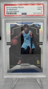 2019 Panini Prizm Ja Morant RC Silver PRIZM #249 PSA 9 Mint Memphis Grizzlies - Picture 1 of 2